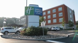 Altoona Pennsylvania Holiday Inn Express amp Suites Room Tour amp Short Review [upl. by Ymmac]