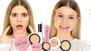 FIRST IMPRESSION  NEW BENEFIT BOIING CONCEALER COLLECTION REVIEW [upl. by Atsev544]