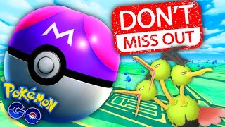 FREE MASTER BALL FOR EVERYONE NEW flash flying event for Pokemon GO [upl. by Fredi]