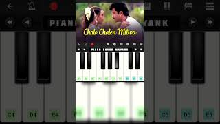 Chalo chale mitwa piano tutorialAR Rahmanviralsong sad music youtubeshorts [upl. by Quillon]