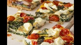 RICOTTA TOMATO AND SPINACH FRITTATA [upl. by Yeblehs]