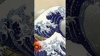 The Great Wave by Hokusai  Art Explained shorts [upl. by Xuaegram]