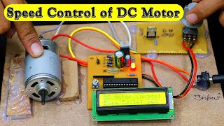 DC Motor Speed Control with Arduino  PWM TIP122 Transistor amp LCD Display Tutorial [upl. by Oizirbaf304]