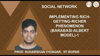 Implementing Richgettingricher Phenomenon BarabasiAlbert Model1 [upl. by Iilek659]