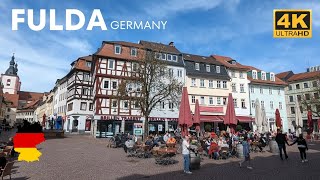 Fulda Germany A Walking tour in 2024 I Travel Germany I 4K HDR [upl. by Ainatit]