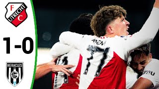 Utrecht vs Heracles 10 Paxten Aaronson Goal All Goals and Extended Highlights [upl. by Arvonio]