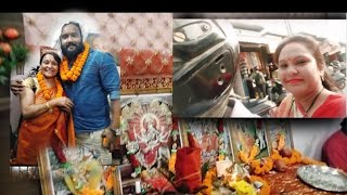 Shadi ka subharam hua mata k kirtan seyoutubefeed preetithapa youtubevlog [upl. by Flossi481]