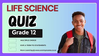 Past Exam Paper Revision LIFE SCIENCE GRADE 12 Quiz 1 [upl. by Darwen]