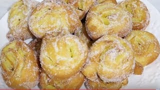 BEIGNETS ROULÉ AUX POMMES FACILE CUISINE RAPIDE [upl. by Alena233]