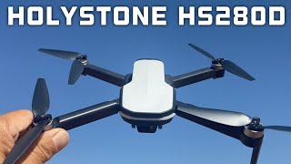 Holystone HS 280D Review and Test Flight [upl. by Attalie]