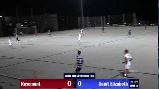 Rosemont Mens Soccer Versus Saint Elizabeth College United East Skye Division Finals [upl. by Nylkoorb]