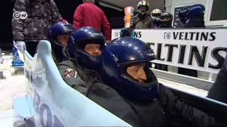 Vertiginosa  la pista de Sauerland para bobsleigh y luge  Euromaxx [upl. by Ralat]