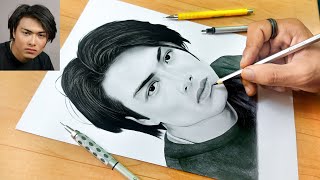 Drawing Pridev Joshi 🇳🇵 Art Vlog 😃 [upl. by Lennon130]