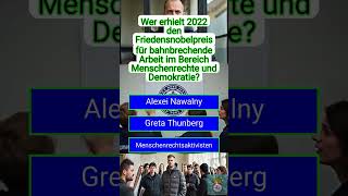 🕊️ FriedensNobelpreis 2022 Diese Helden riskieren alles für unsere Rechte 🏆💪 [upl. by Carlene180]