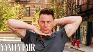 Channing Tatum Busts 7 Dance Moves in 30 Seconds  Vanity Fair [upl. by Yesnik]