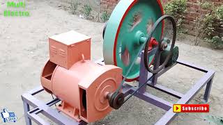 how to make 17kw free energy generator from 3hp motor and 17kw alternator with full rpm calculation [upl. by Hosea]