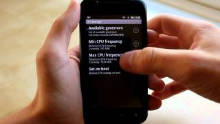 Tutorial Adjusting CPU Frequency on Android Phones running CM7 Overclocking amp Underclocking [upl. by Neema]