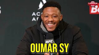 Oumar Sy Knows Theres Pressure Fighting In Paris  UFC Paris [upl. by Alleoj]