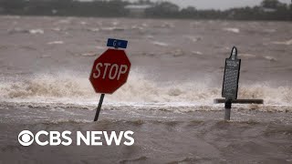 Tropical Storm Debby slams Florida with heavy rains flooding [upl. by Yssep]