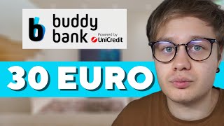 30 EURO CON BUDDYBANK  NUOVA PROMOZIONE 2023 [upl. by Ardaed]