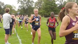 2024 Joe Piane Invitational Womens Blue Race 5k cross country hosted by Notre Dame [upl. by Farro]