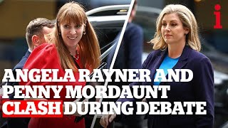 Five times Angela Rayner and Penny Mordaunt clashed during the BBC election debate [upl. by Aila244]