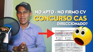 🔴 ASÍ POSTULE AL CONCURSO CAS DEL SECTOR PÚBLICO│CONTRATO CAS2024 [upl. by Aihseym745]