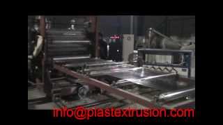 Transparent PVC sheet machine [upl. by Llebyram]