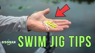 How to FISH the GOOGAN GRASS HERO Swim JIG   Bass Fishing Tips [upl. by Arytahs]