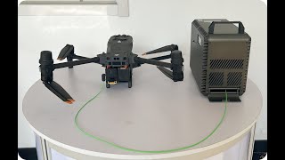 DJI M30 drone tethering system demo [upl. by Nnyleuqcaj]