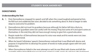 Demosthenes  Question Answer  Gulmohar  Class 5  Answer Key  mahmadstudycircle [upl. by Ahsineg431]