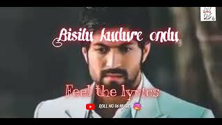 Bisilu kudure ondu  googly movie song  Rajesh Krishna [upl. by Attirb]