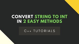 2 Easy Methods of Converting String to Integer in C [upl. by Oirasor431]