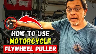 How to use flywheel puller 35x15R for Yamaha Warrior YFM 350 400 660 700 R EX250 X Raptor [upl. by Nigen]