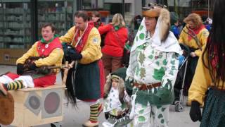 Narren Markdorf 260217 4K Markdorf 2017 Faschingsumzug Fasnet Bodensee [upl. by Gilles780]