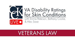 VA Disability Ratings for Skin Conditions and Scars [upl. by Lleira]