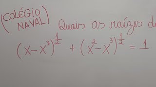 EQUAÇÃO E PRODUTOS NOTÁVEIS COLÉGIO NAVAL MATFUZNAV22 [upl. by Akeihsal]