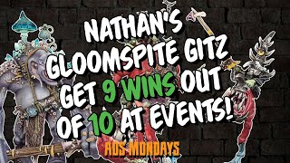 Nathans New Gloomspite Gitz have a 90 Win Rate at Tournaments  AOS Mondays [upl. by Nonarb]