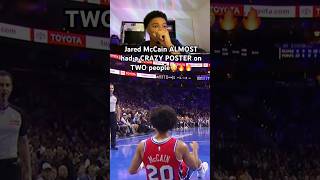 Jared McCain ALMOST DID THIS… 😳 nba 76ers shorts reaction [upl. by Otrevire]