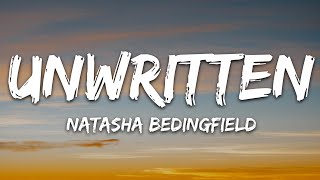 Natasha Bedingfield  Unwritten Lyrics [upl. by Aleras]