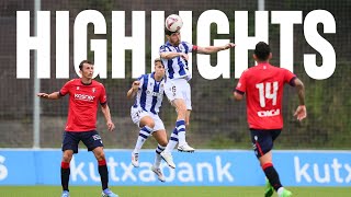 HIGHLIGHTS  Real Sociedad 1  2 CA Osasuna [upl. by Ilenay48]