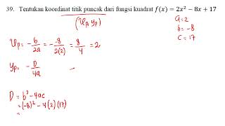 MENENTUKAN KOORDINAT TITIK PUNCAK [upl. by Eidur]