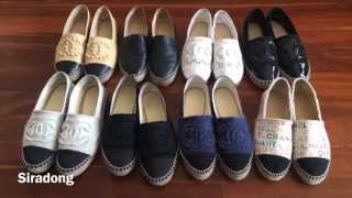 รีวิวรองเท้า Chanel espadrilles Thai with Eng annotations [upl. by Hait]