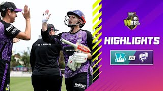 Tight Finish 😱  Brisbane Heat v Hobart Hurricanes Highlights  WBBL10 [upl. by Haisa]