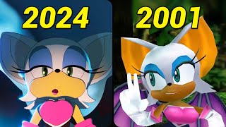 The evolution of ROUGE the bat from SONIC 20012024 [upl. by Johny837]