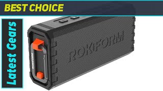 Rokform GROK Portable Golf Speaker Review [upl. by Osrock]