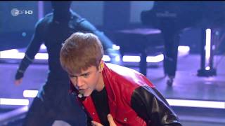 Never Say Never  Justin Bieber Live at ZDF HDWetten dass [upl. by Raual]