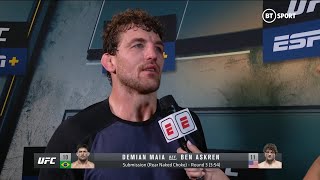 quotHe might be the best grappler everquot Askren on Maia loss [upl. by Chiles]