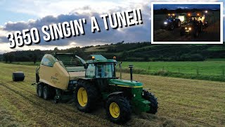 JOHN DEERE 3650 amp KRONE COMPRIMA SILAGE 2023  New YearsChristmas special [upl. by Dwaine4]