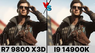 9800X3D VS İ9 14900K vs 7800X3D VS İNTEL ULTRA 285K VS 5800X3D VS 9950X VS 7950X GAMİNG BENCHMARK [upl. by Cassiani644]